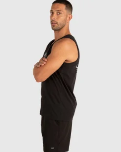 Unit Clothing UNIT Mens Daily Singlet BLACK Cheap