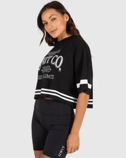 Unit Clothing UNIT Varsity Oversized Cropped T-Shirt Hot