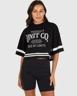 Unit Clothing UNIT Varsity Oversized Cropped T-Shirt Hot