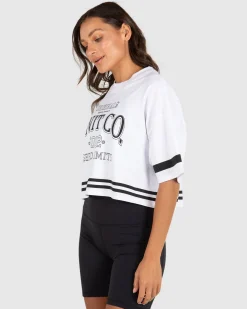 Unit Clothing UNIT Varsity Oversized Cropped T-Shirt Hot